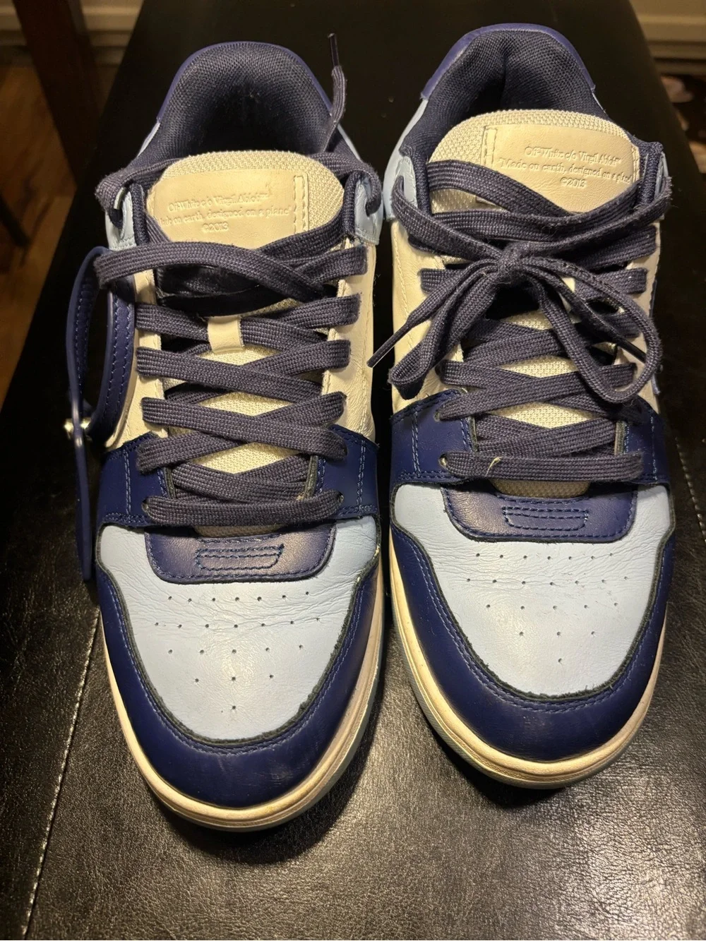 Off-White Out Of Office Blue Sneakers EU 42 US 9 OG All